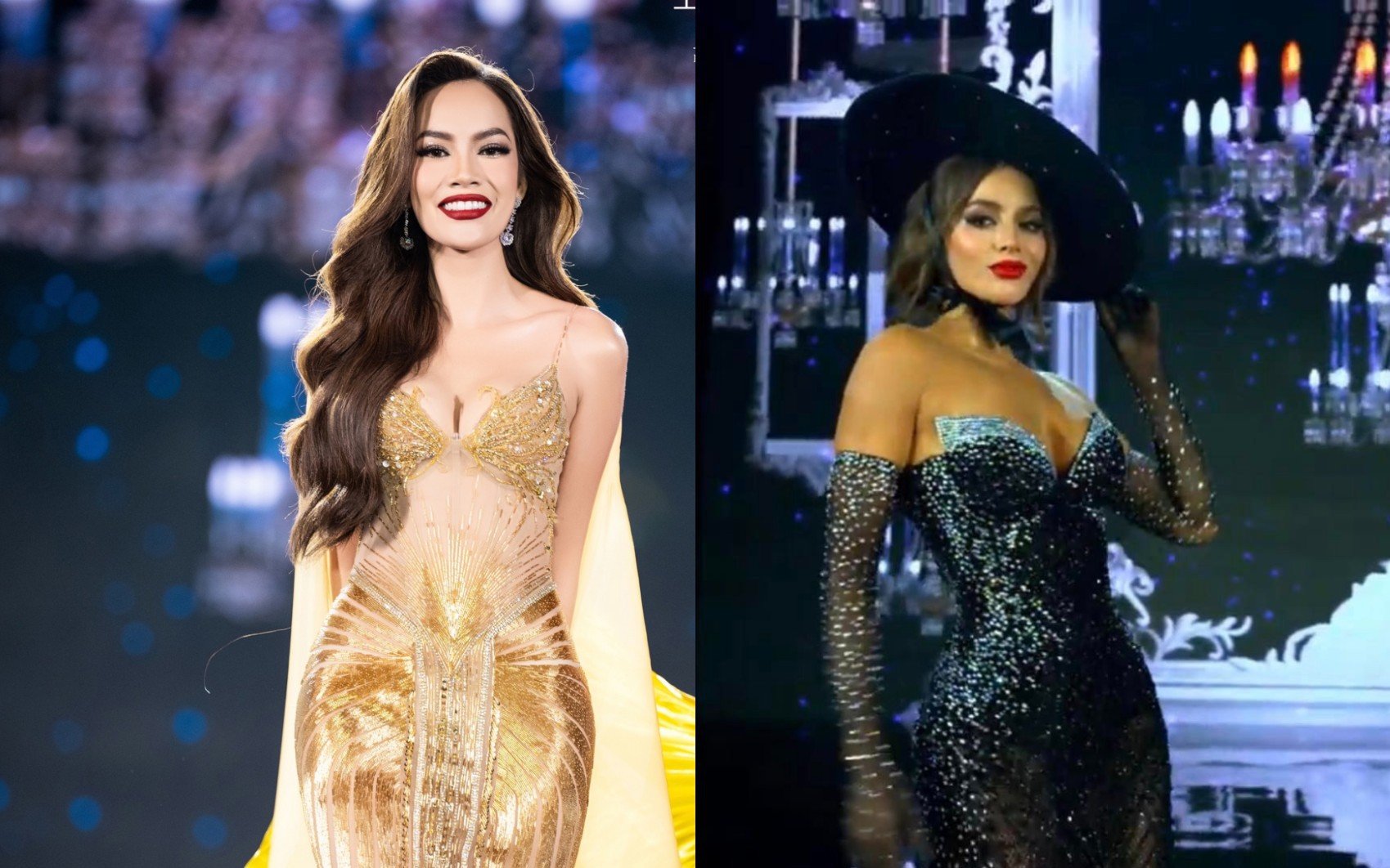 Bán kết Miss Grand International 2023: Mỹ nhân Colombia, Lê Hoàng Phương mặc trang phục dạ hội quyến rũ nhất?