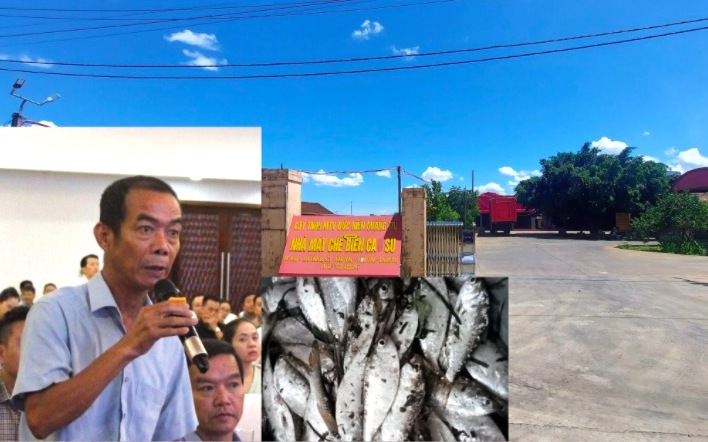 Công ty bị phạt tiền vì xả nước thải vượt quy chuẩn ra sông Sa Lung