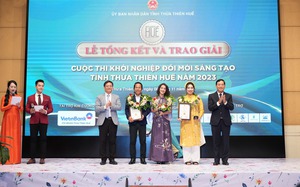 TT-Huế: Trao giải thưởng khởi nghiệp đổi mới sáng tạo cho 12 dự án, ý tưởng xuất sắc