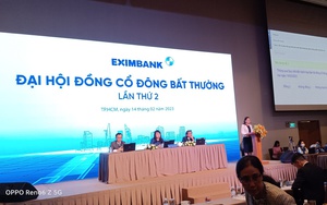 Tỷ lệ cổ đông tham dự đạt 82,27%, đại hội cổ đông bất thường Eximbank đủ điều kiện tiến hành