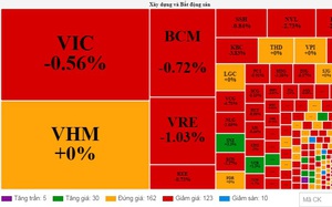 Thị trường chứng khoán lại rực lửa, hàng loạt cổ phiếu ngân hàng giảm