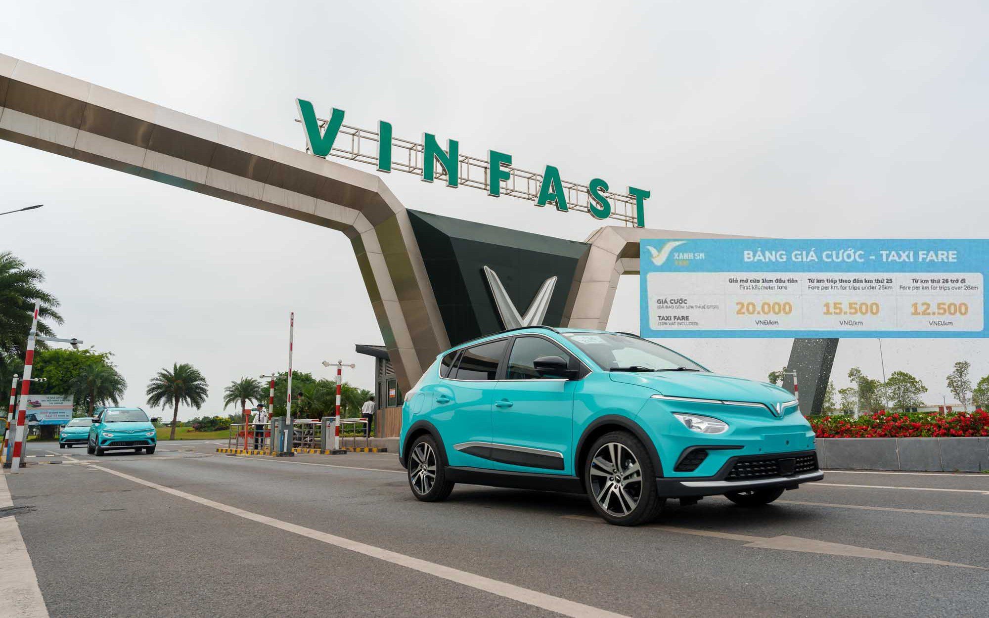 Bảng giá cước GSM Taxi VinFast điện, có rẻ hơn xe xăng?