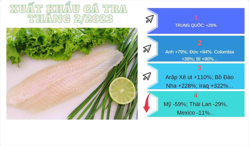 Xuất khẩu cá tra sẽ gặp khó, kỳ vọng chủ yếu vào một số thị trường lớn