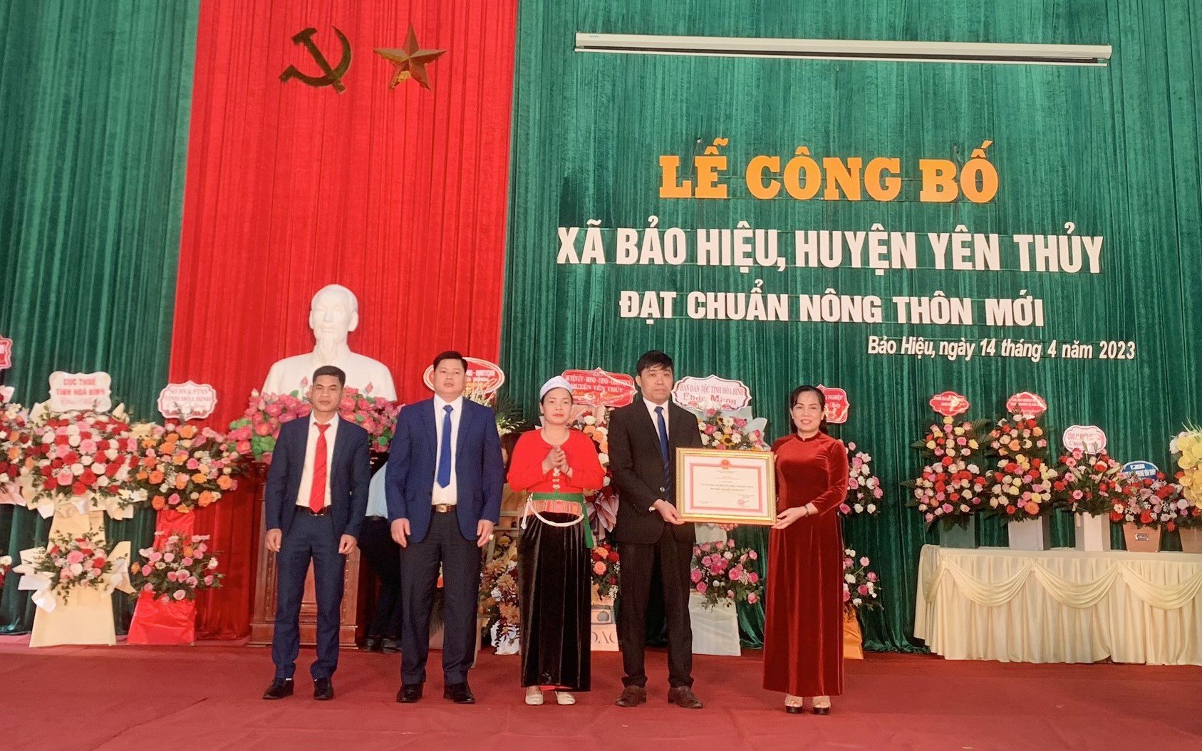 Hòa Bình: Xã Bảo Hiệu cán đích nông thôn mới 