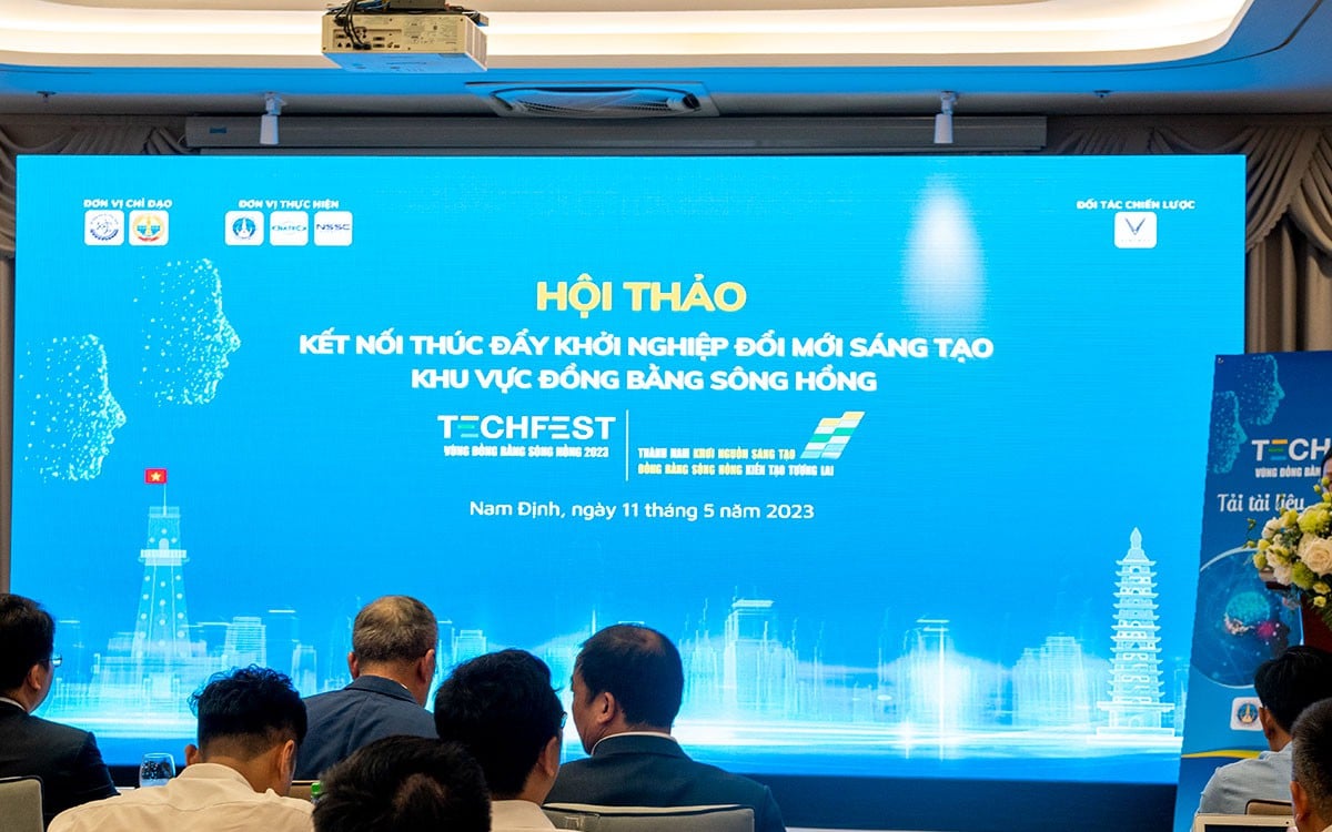Techfest Nam Định 2023: Kết nối thúc đẩy khởi nghiệp đổi mới sáng tạo khu vực đồng bằng sông Hồng