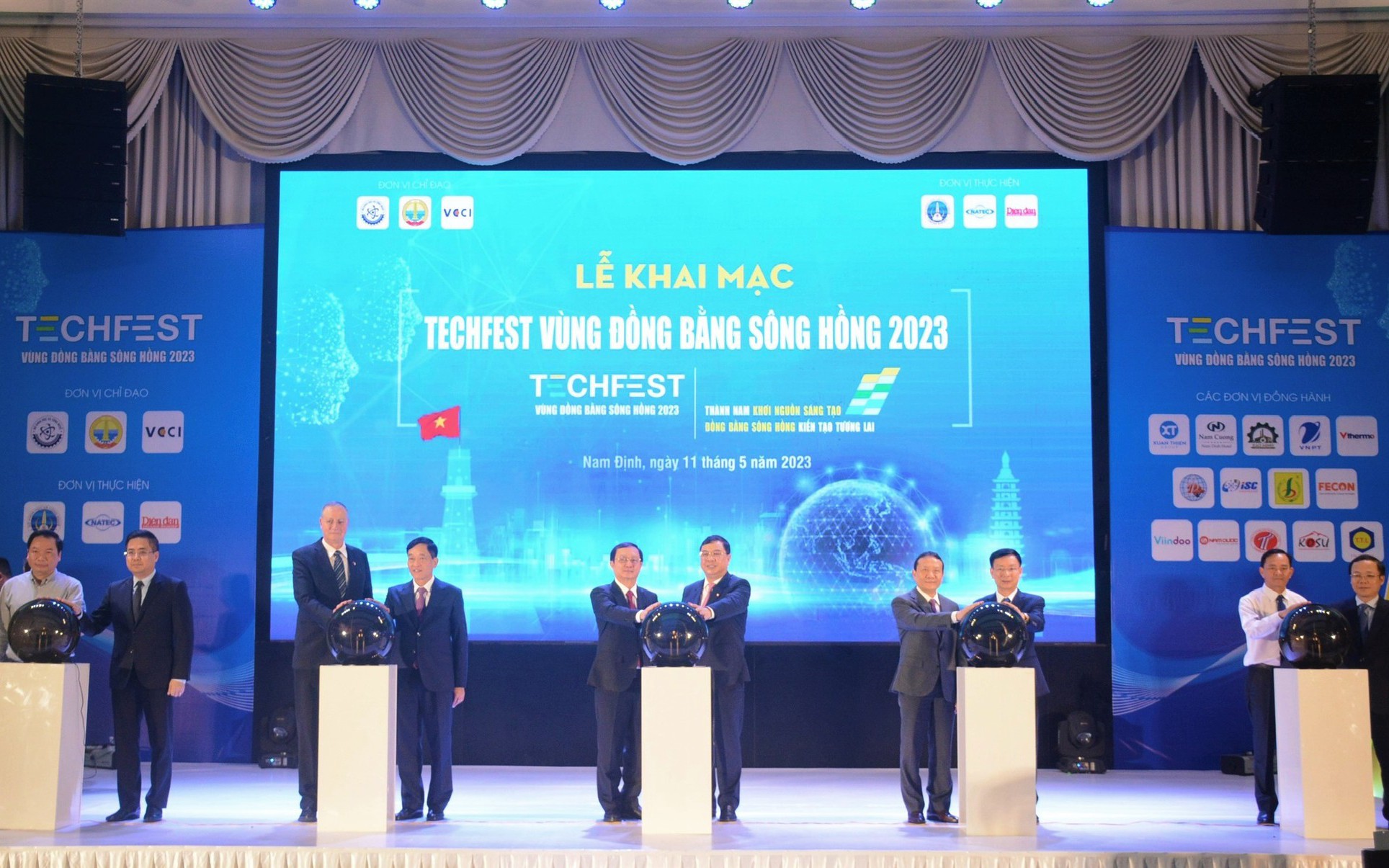 Hàng trăm sản phẩm công nghệ cao, OCOP có mặt tại Techfest vùng Đồng bằng sông Hồng năm 2023