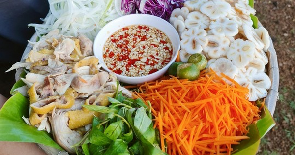 Cách làm gỏi gà măng cụt gây bão mạng
