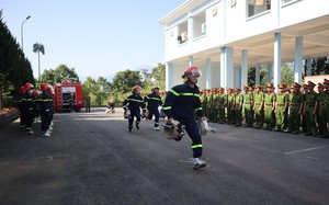 Công an Lai Châu: Huấn luyện nâng cao nghiệp vụ PCCC, cứu nạn, cứu hộ