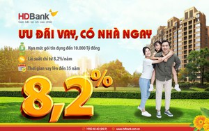 Vay mua nhà lãi suất chỉ từ 8/2%/năm tại HDBank