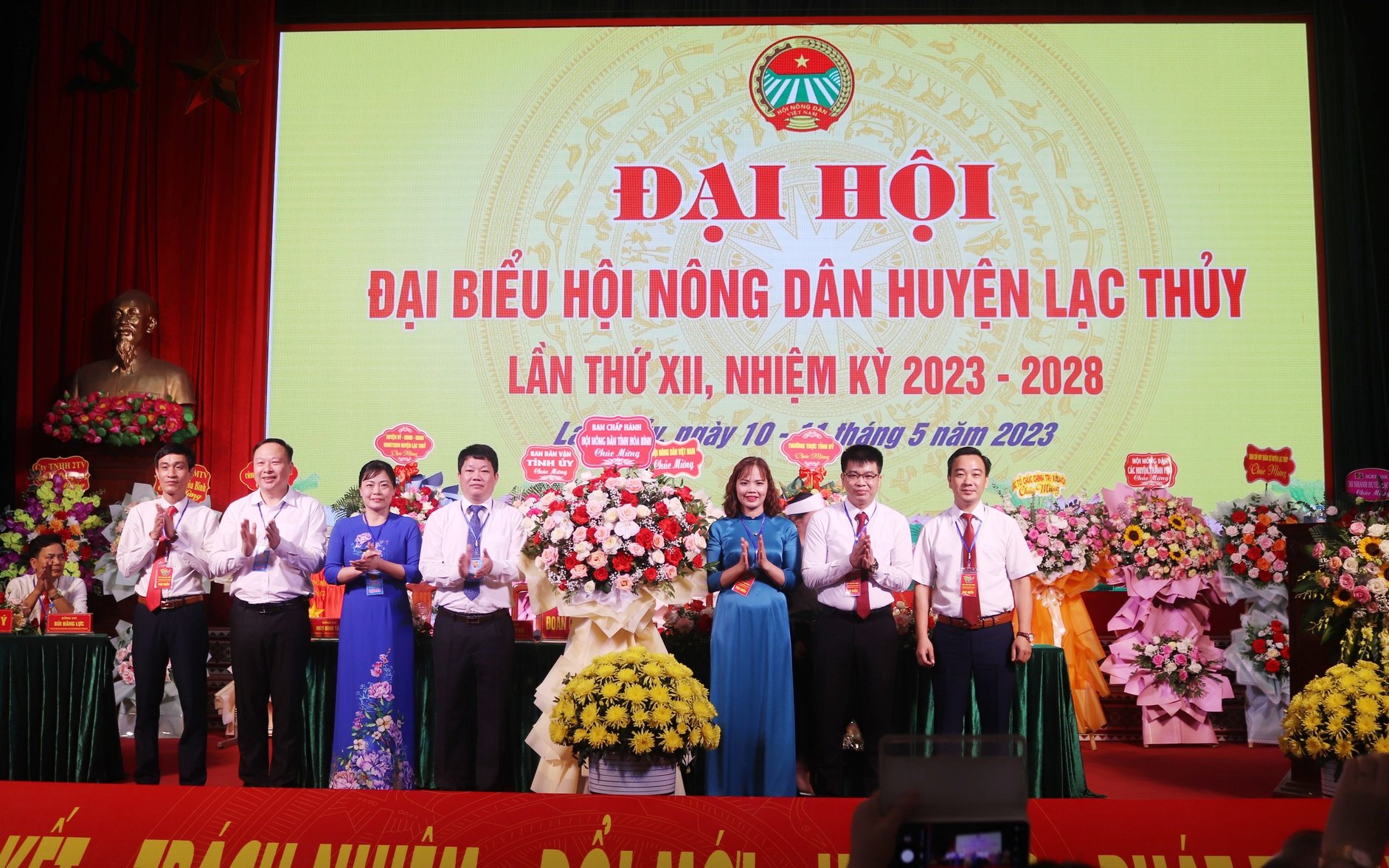 Hòa Bình: 100% các huyện, thành phố hoàn thành Đại hội đại biểu Hội Nông dân