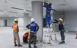 Hoàn thiện kiến trúc nhà ga Trung tâm Bến Thành, metro số 1