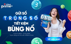 Nhiều ưu đãi “khủng” dành cho khách hàng VPBank Prime gửi tiết kiệm trực tuyến