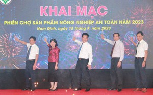 Nam Định: Hàng trăm sản phẩm OCOP quy tụ tại Hội chợ giới thiệu nông sản an toàn năm 2023