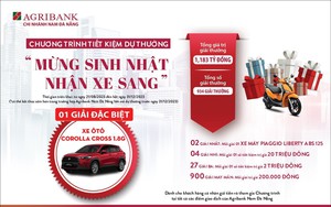 “Mừng sinh nhật – nhận xe sang” cùng Agribank Nam Đà Nẵng