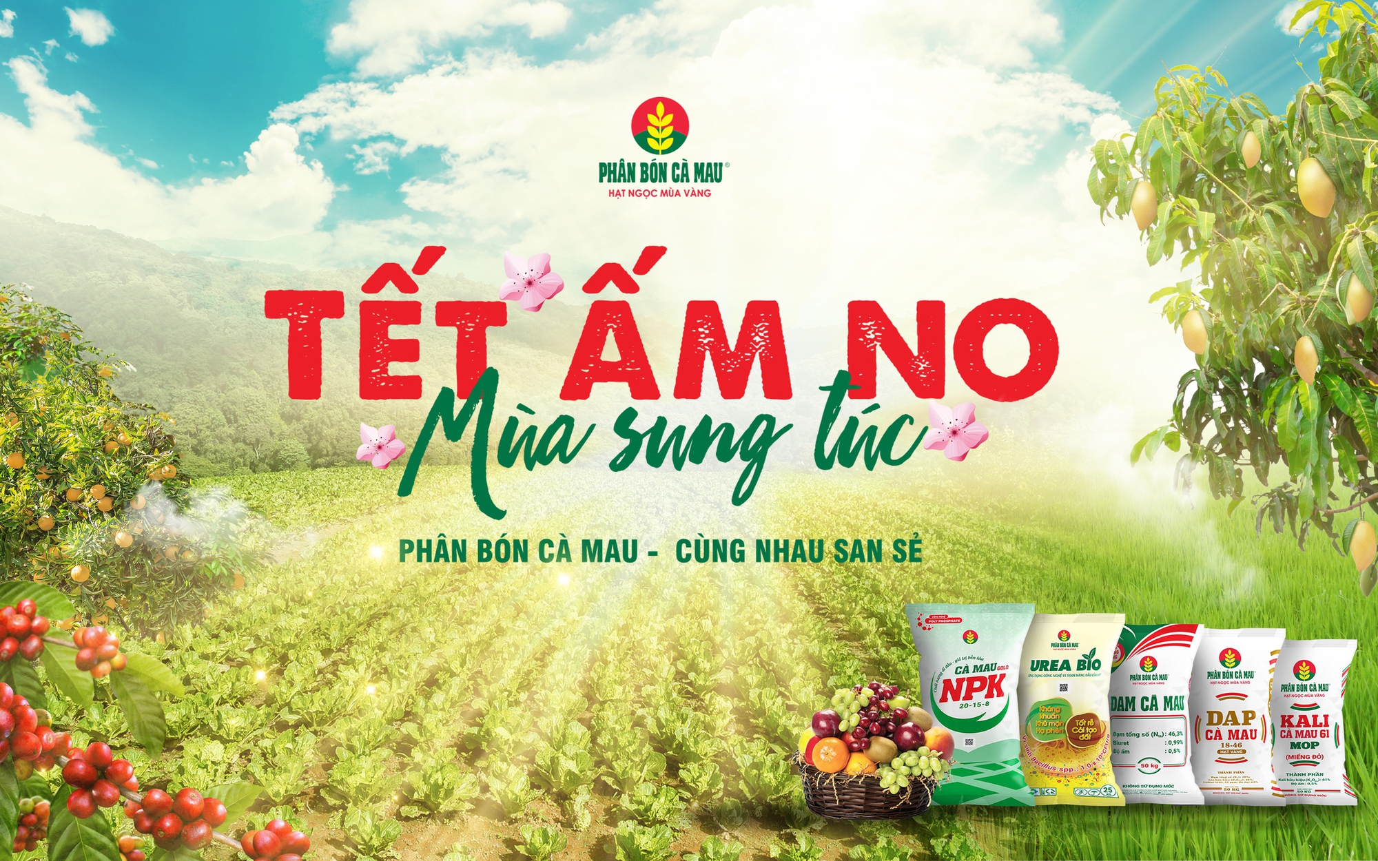 Phân bón Cà Mau mang 