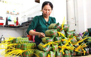 Đẹp, ngon… bánh tét Tư Đẹp