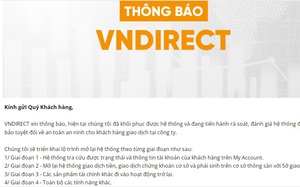 Sáng nay, VNDirect sẽ kết nối lại với các Sở giao dịch chứng khoán?