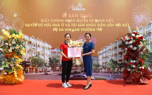 Him Lam Thường Tín bàn giao sổ hồng sở hữu lâu dài, sở hữu nhà ở yên tâm hơn! 