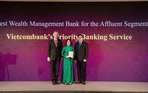 Vietcombank vinh dự nhận được 2 giải thưởng lớn của The Asian Banker