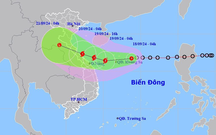 Áp thấp nhiệt đới tiển vào vùng biển Nam Bộ và TP.HCM - Ảnh 2.