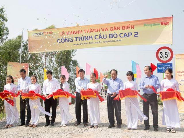 Long An: Hàng chục công trình cầu nông thôn được đưa vào sử dụng