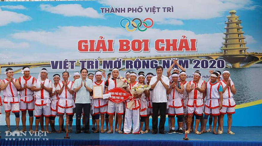 Phú Thọ: Kịch tính giải bơi Chải giữa hồ Văn Lang - Ảnh 4.