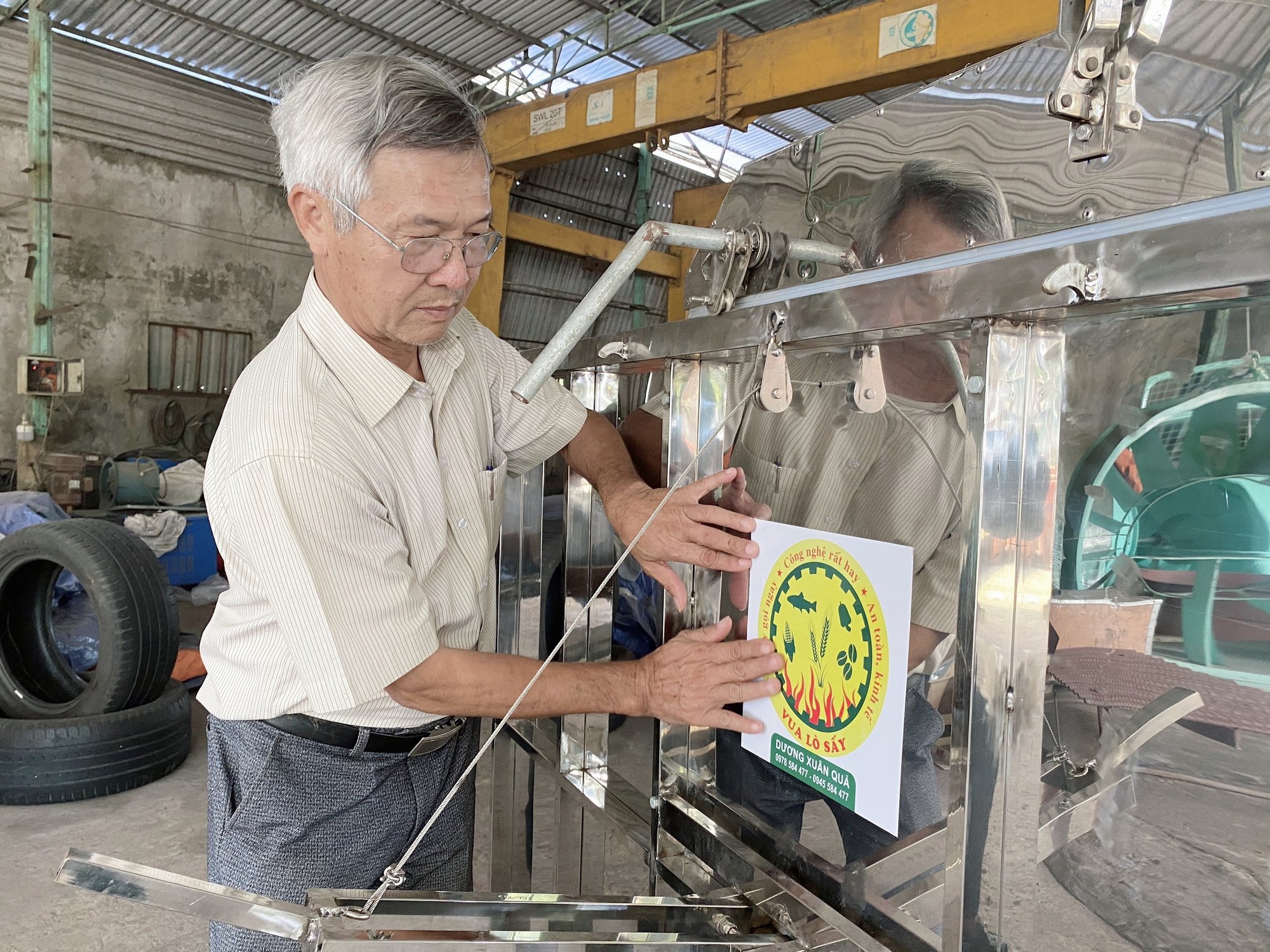 “Vua lò sấy” miền Tây làm ra giống gạo sữa đặc biệt - Ảnh 4. “Vua lò sấy” miền Tây làm ra giống gạo sữa đặc biệt - Ảnh 4.