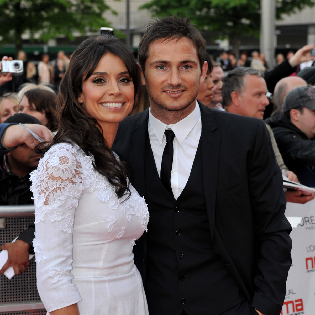 Lampard và bà xã hồi mới yêu.