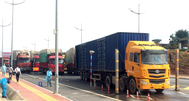 Quảng Ninh: Mở hơn 480 tờ khai XNK hàng hóa qua cầu Bắc Luân II - Ảnh 1. Quảng Ninh: Mở hơn 480 tờ khai XNK hàng hóa qua cầu Bắc Luân II - Ảnh 1.