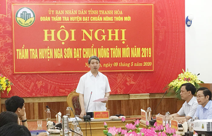 Huyện Nga Sơn (Thanh Hóa) đủ điều kiện công nhận huyện nông thôn mới - Ảnh 1. Huyện Nga Sơn (Thanh Hóa) đủ điều kiện công nhận huyện nông thôn mới - Ảnh 1.
