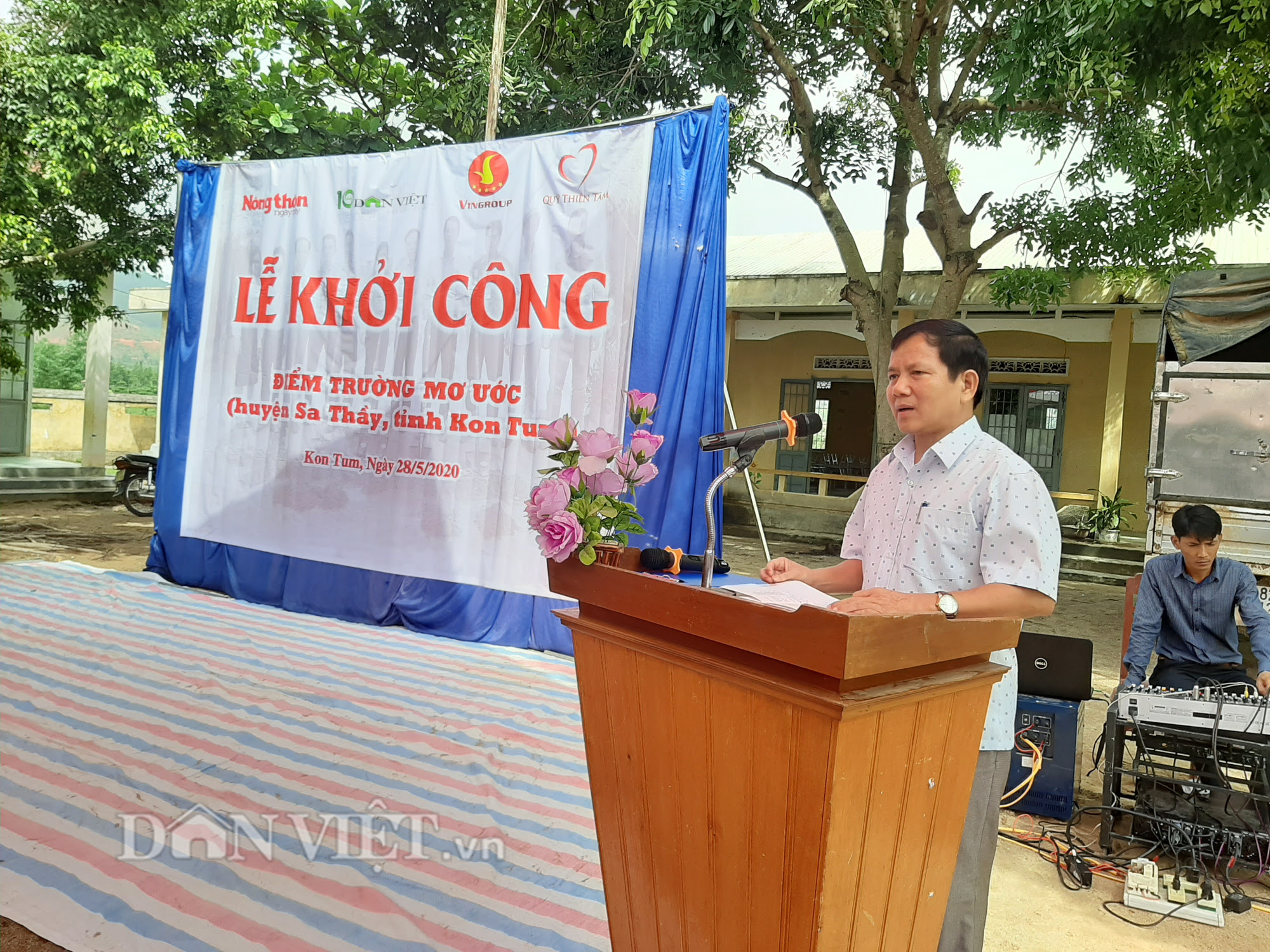 Báo Dân Việt khởi công phòng học tại điểm trường ở Kon Tum - Ảnh 5.