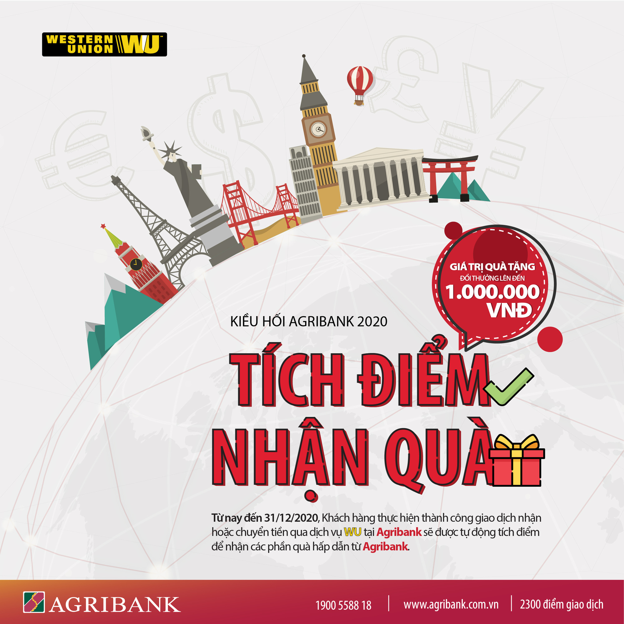 Agribank triển khai chương trình khuyến mại “Kiều hối Agribank, Tích điểm – Nhận quà” - Ảnh 2.