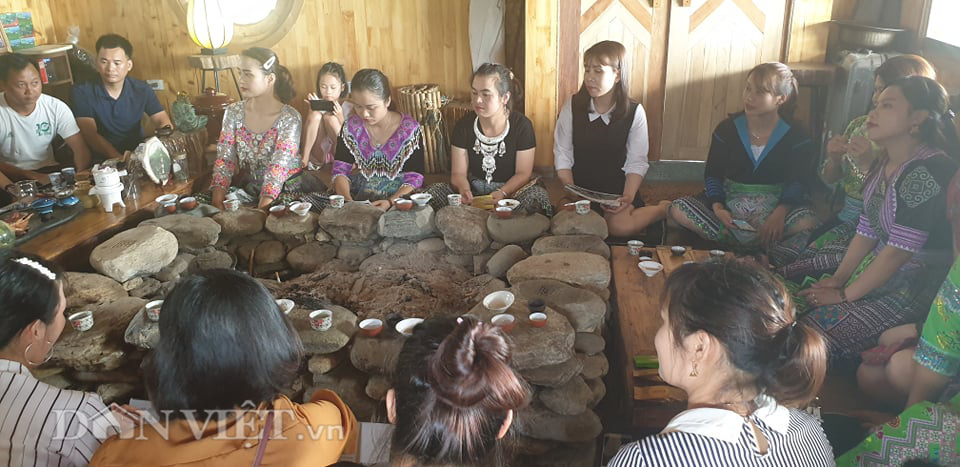 Tiệc trà shan tuyết cổ thụ đặc biệt trên đỉnh Suối Giàng - Ảnh 5.