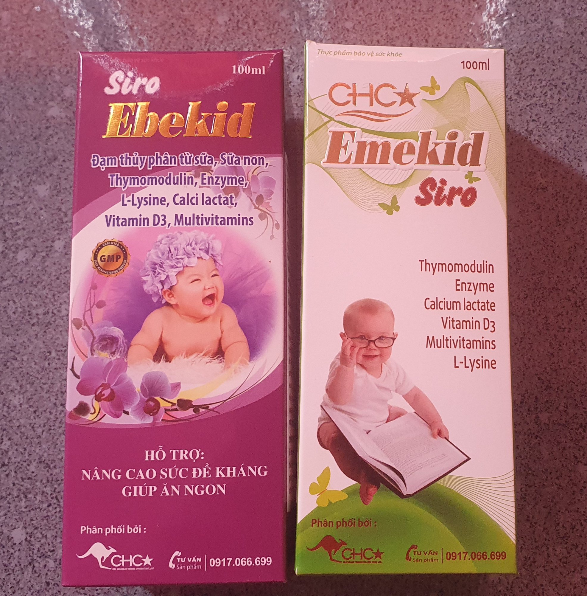 Thực phẩm bảo vệ sức khoẻ Emekid Siro và Siro Ebekid bị "tố" không đạt hàm lượng, Công ty CHC- Úc nói gì? - Ảnh 1. Thực phẩm bảo vệ sức khoẻ Emekid Siro và Siro Ebekid bị "tố" không đạt hàm lượng, Công ty CHC- Úc nói gì? - Ảnh 1.