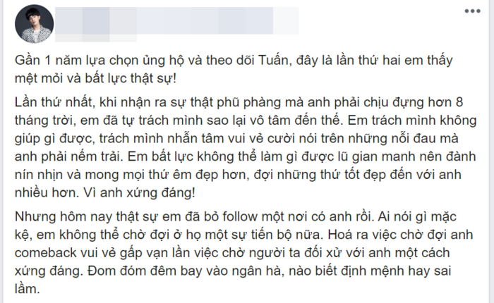 Fan Jack bất mãn với công ty quản lý, tuyên bố bỏ theo dõi fanpage chính thức của nam ca sĩ - Ảnh 2.