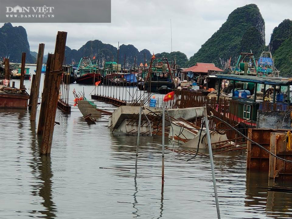 Khu neo đậu tránh trú bão Vân Đồn: Thi công ẩu, mất an toàn, nguy cơ chậm tiến độ - Ảnh 1.