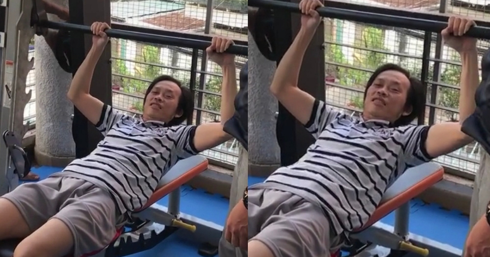 Rò rỉ hình ảnh danh hài Hoài Linh tập gym trên phim trường, chuẩn bị tái xuất màn ảnh - Ảnh 1.