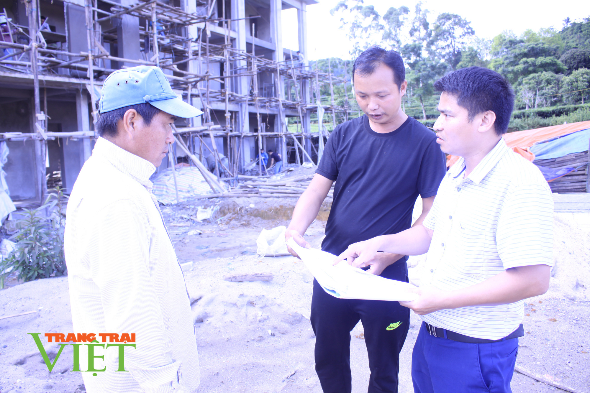 Lai Châu: Đẩy nhanh tiến độ thi công trường THCS Quyết Tiến - Ảnh 1. Lai Châu: Đẩy nhanh tiến độ thi công trường THCS Quyết Tiến - Ảnh 1.