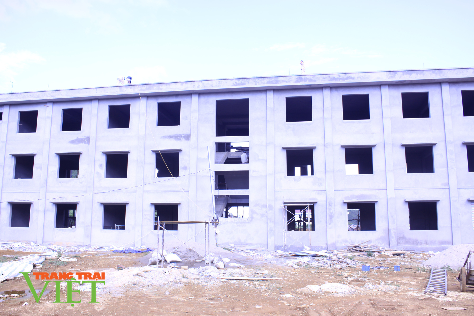 Lai Châu: Đẩy nhanh tiến độ thi công trường THCS Quyết Tiến - Ảnh 2. Lai Châu: Đẩy nhanh tiến độ thi công trường THCS Quyết Tiến - Ảnh 2.