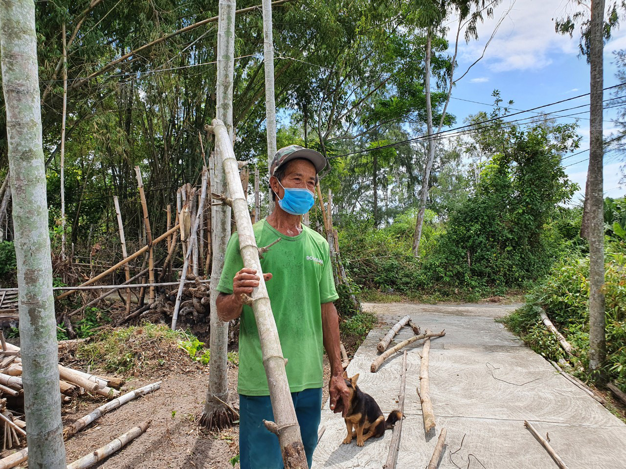 Từ trong &quot;tâm dịch&quot; Covid-19 Đà Nẵng: Người dân sửa sang nhà cửa, trồng rau, nuôi gà... - Ảnh 1.