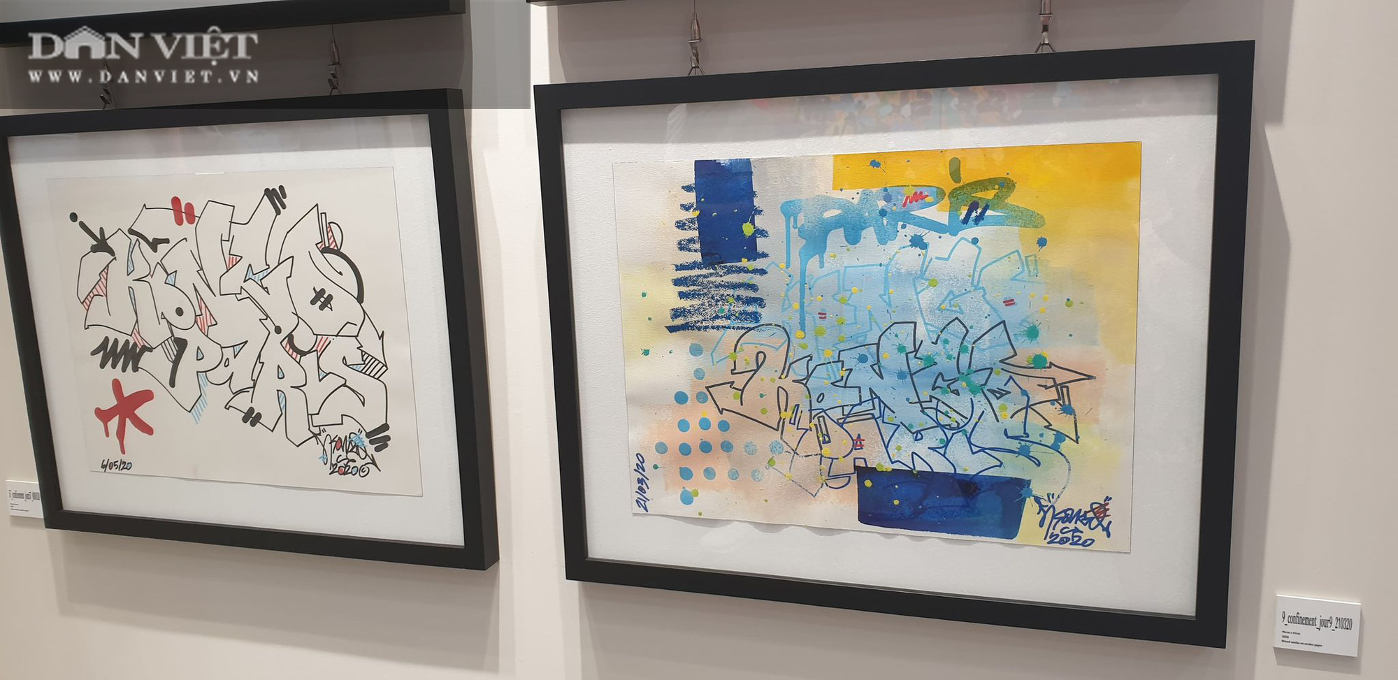 Giới trẻ xếp hàng vào xem triển lãm của huyền thoại graffiti gốc Việt Cyril Kongo - Ảnh 15.