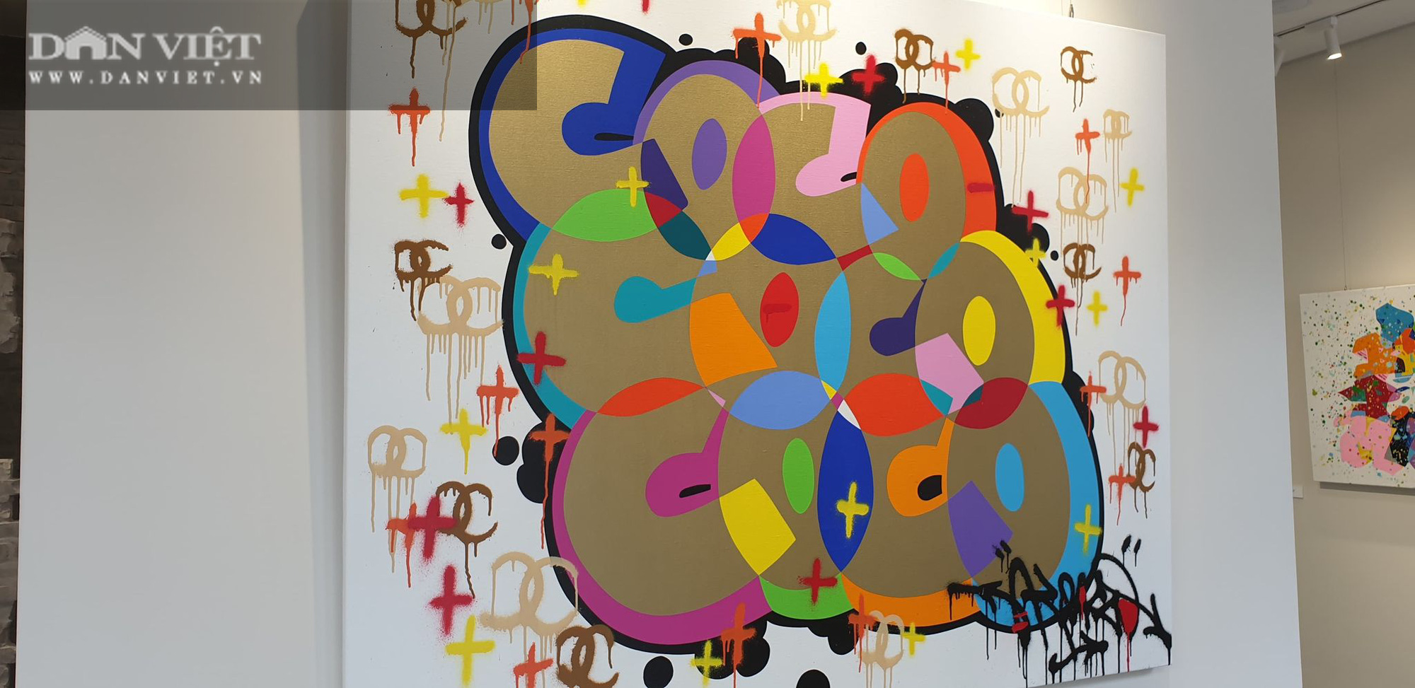 Giới trẻ xếp hàng vào xem triển lãm của huyền thoại graffiti gốc Việt Cyril Kongo - Ảnh 8.