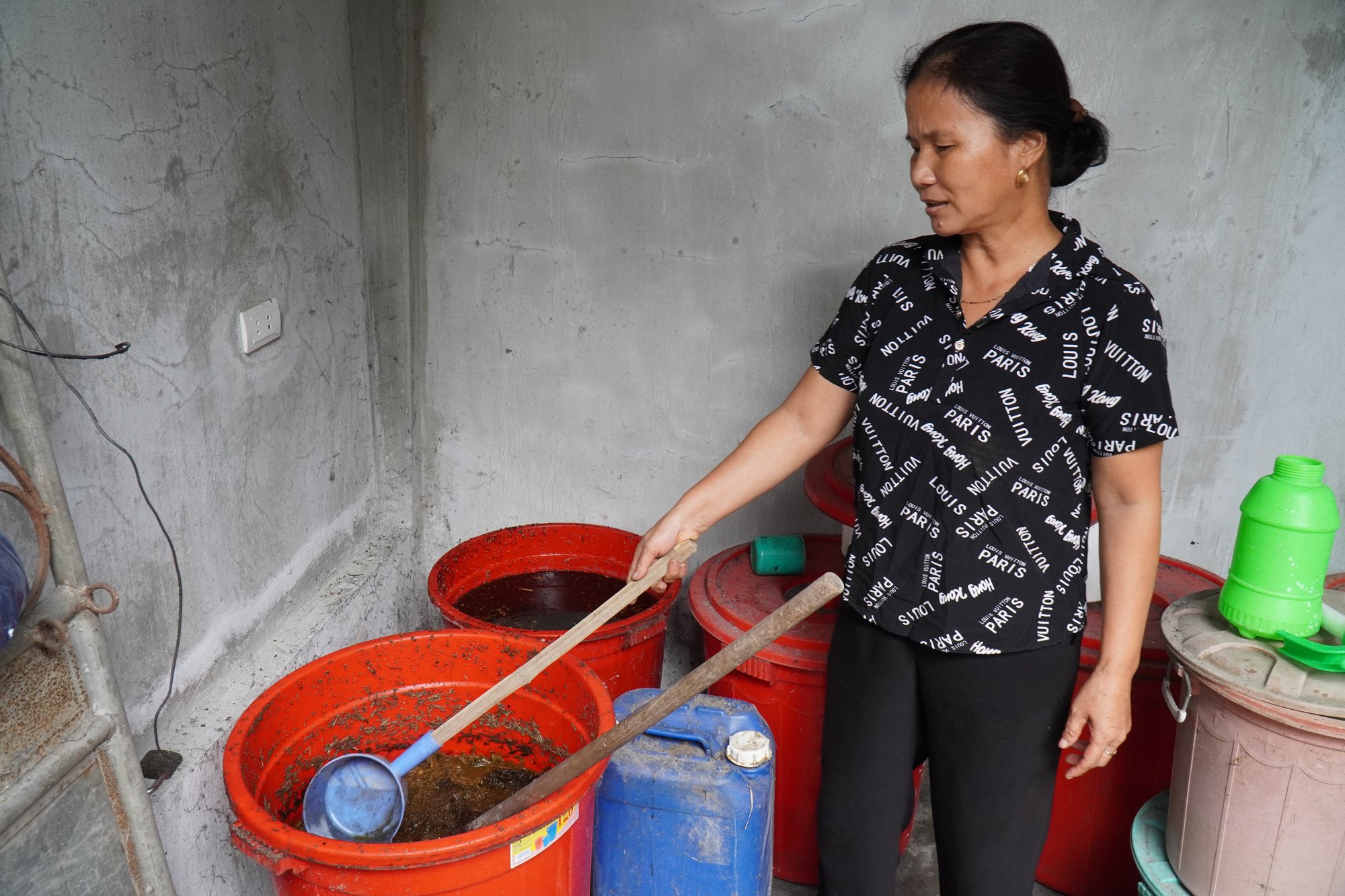 Bắc Ninh: Biến rác bếp, rác chợ thành phân hữu cơ, tưới đường hoa, ruộng lúa, rau xanh mướt, ăn “ngon, giòn và an toàn” - Ảnh 1.