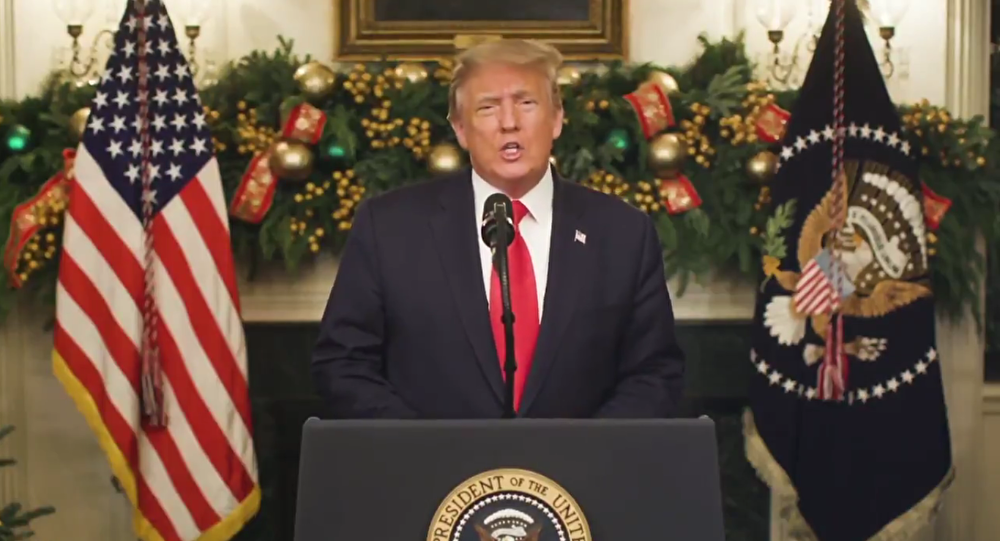 Trump nói điều bất ngờ khi năm 2020 kết thúc, năm 2021 chạm ngõ - Ảnh 1.