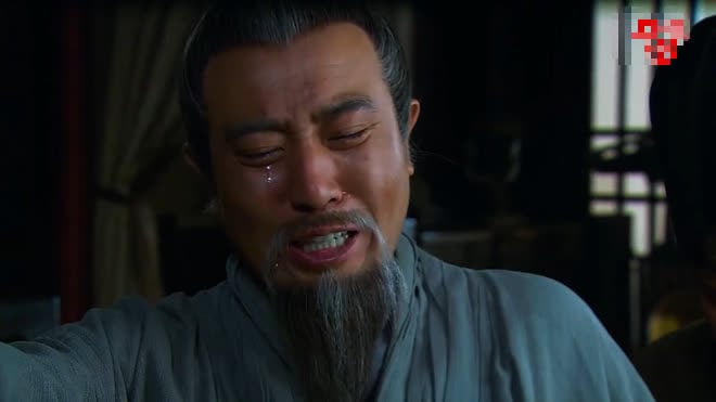 Hình ảnh nhân vật Lưu Bị trên phim.