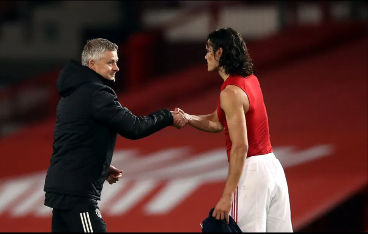 Cavani gây ấn tượng mỗi khi được ra sân.