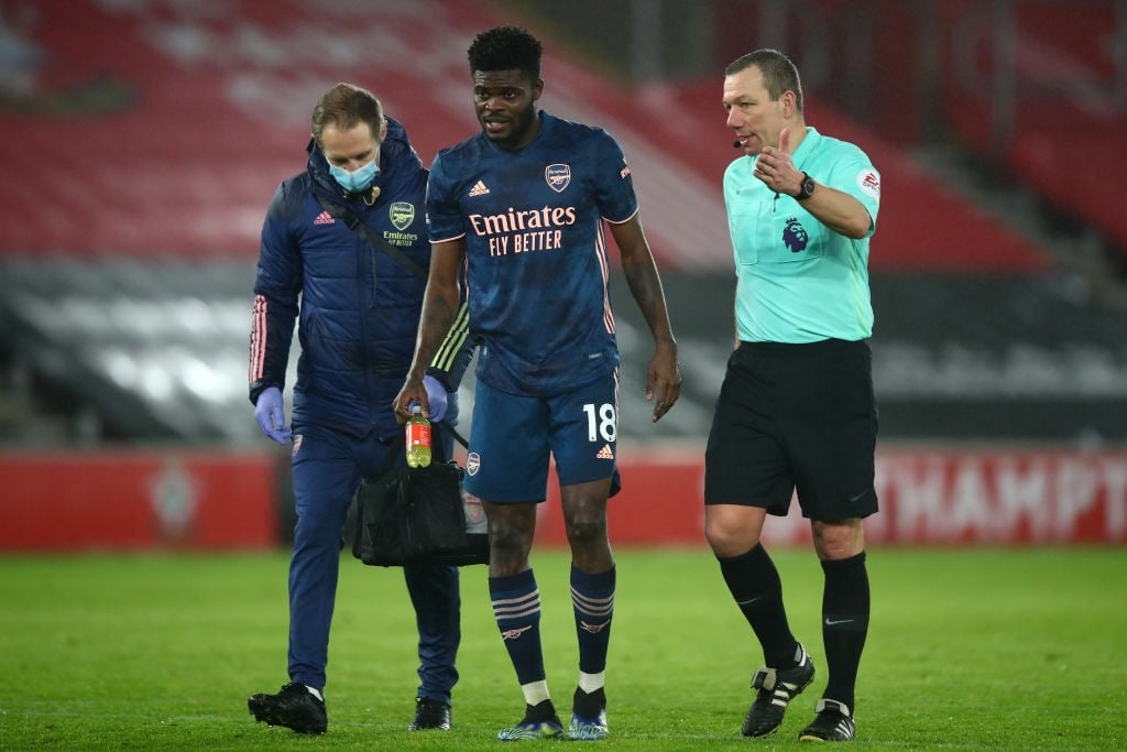 Partey liên tục dính chấn thương kể từ khi gia nhập Arsenal.