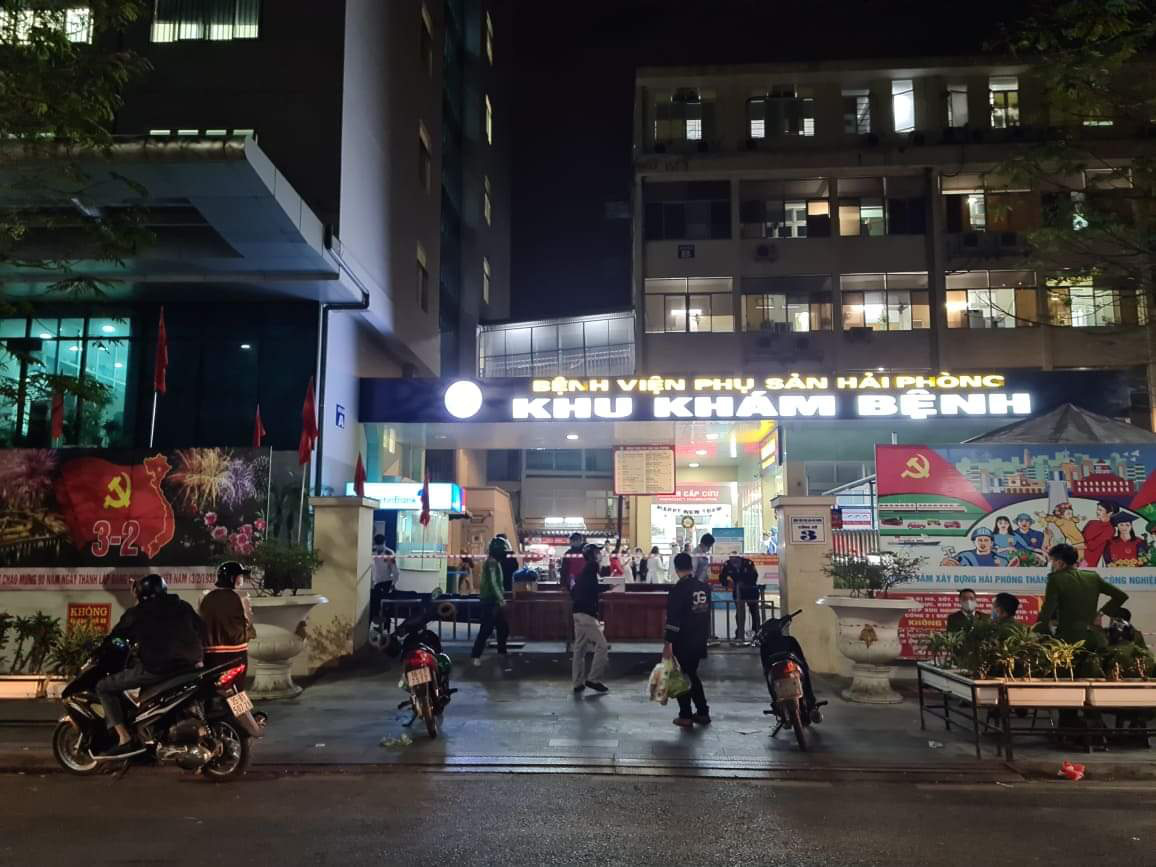 Phong tỏa Bệnh viện Phụ sản Hải Phòng - Ảnh 1.