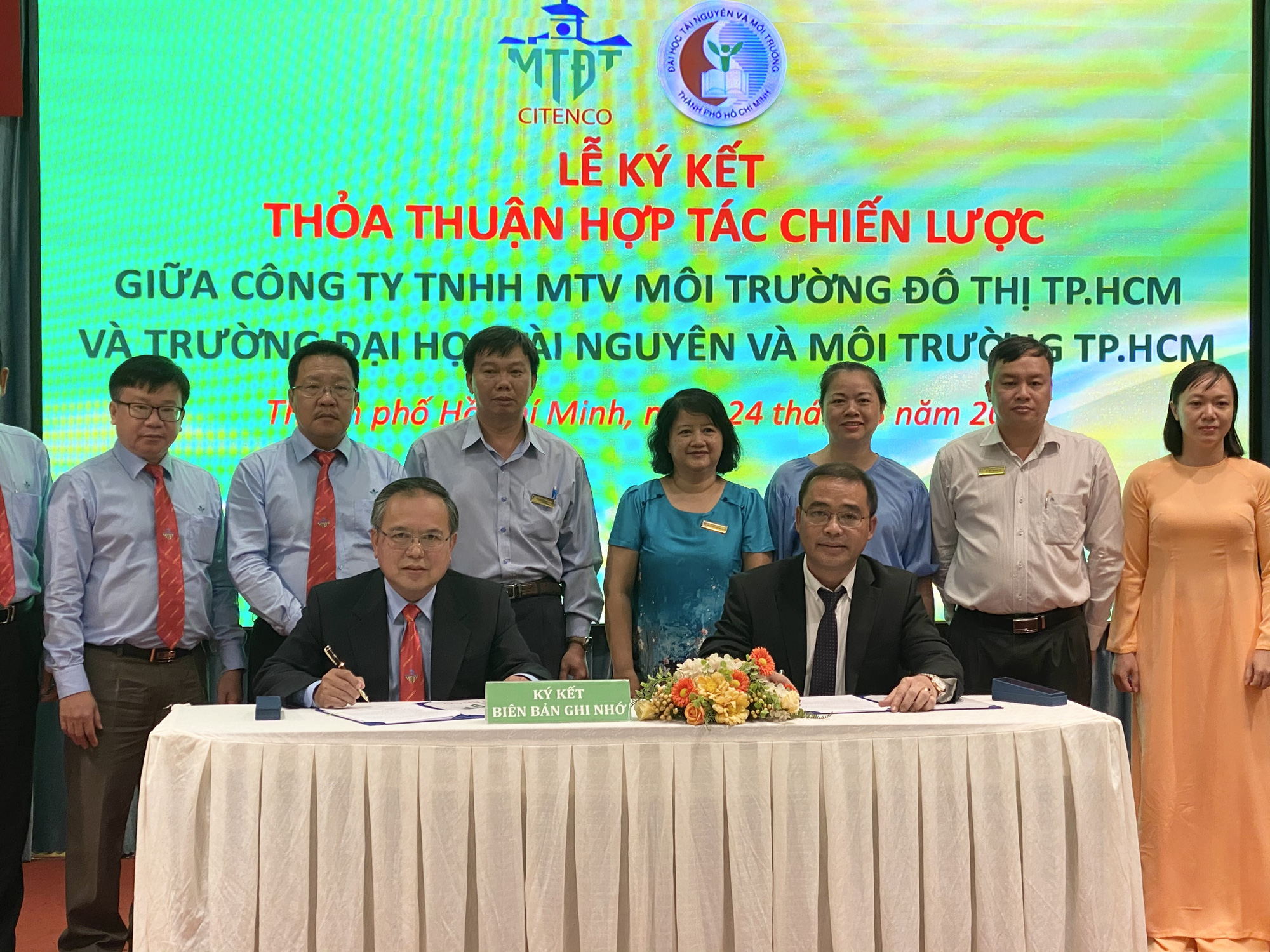 CITENCO và HCMUNRE: Ký thỏa thuận hợp tác chiến lược về bảo vệ môi trường - Ảnh 1.