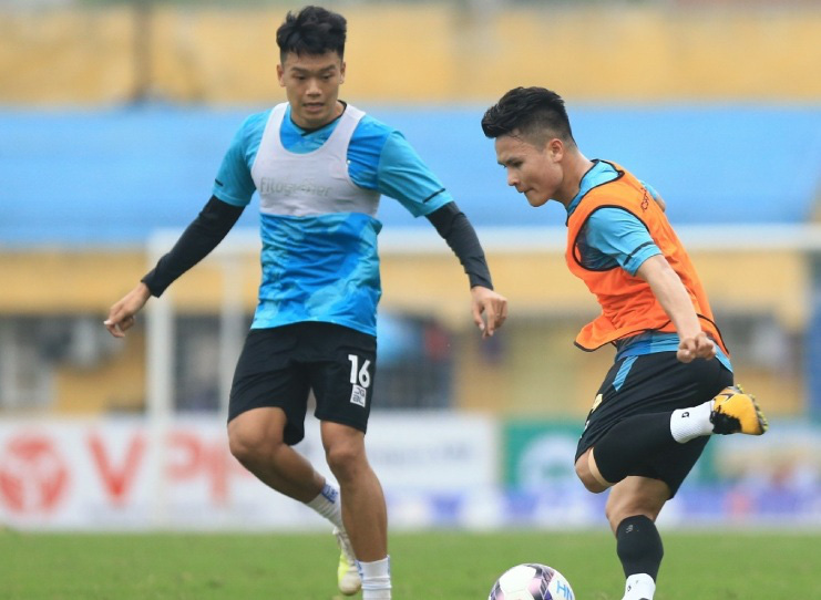Quang Hải đã trở lại tập luyện bình thường.